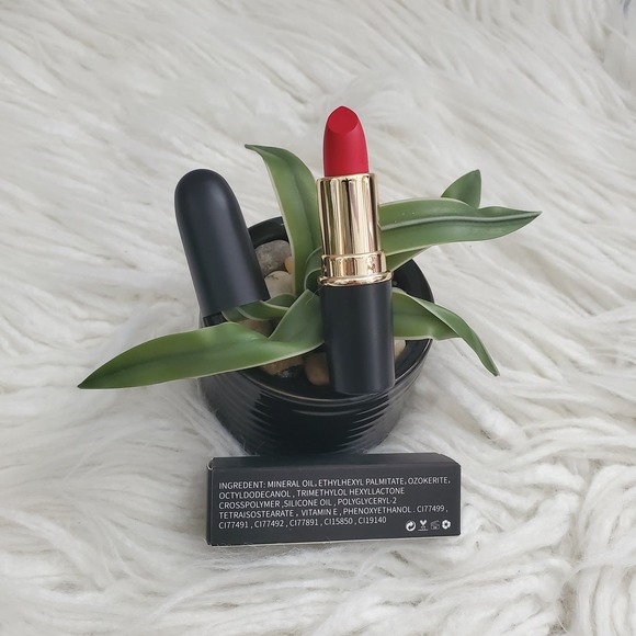 TASH Cosmetics Red Matte Tube Lipstick #20 - Picture 1 of 3
